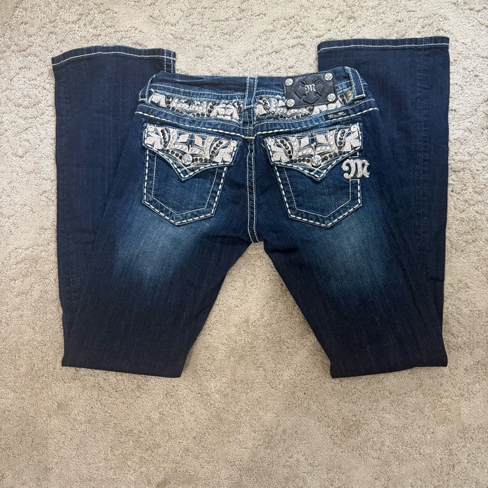 Miss Me Boot Cut Jeans with Embellishments, UGC - Picture 15 of 16